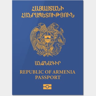 Armenia passport Posters and Art